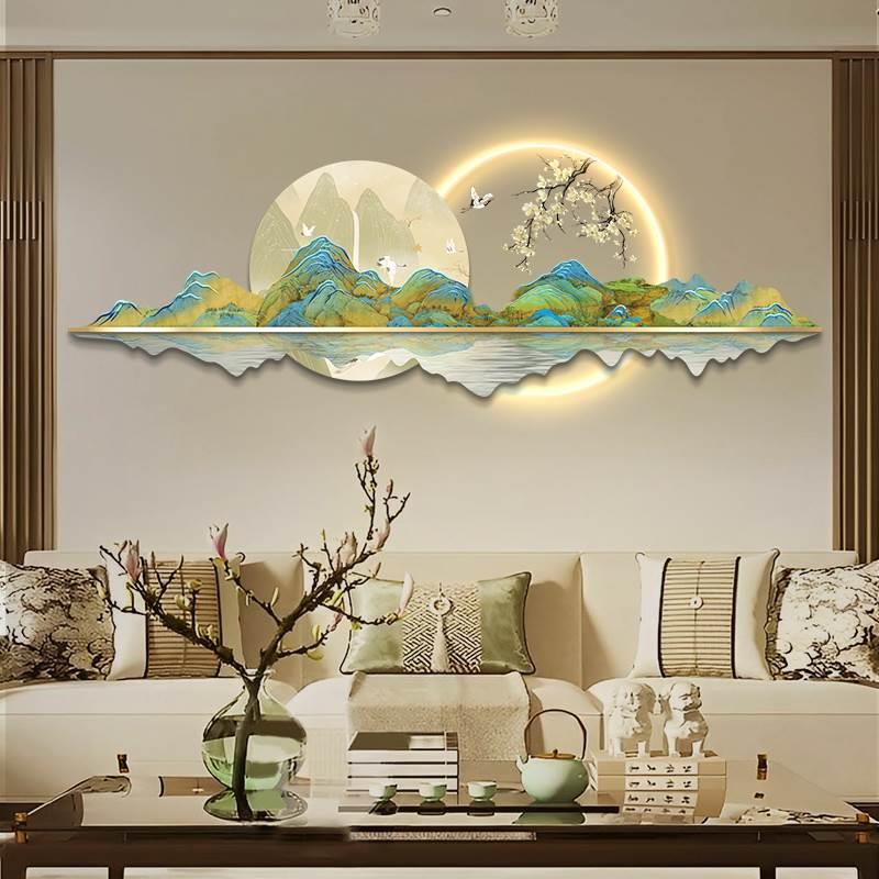 Luxury Lifestyle Fashion - Chinese stijl led klok muur luxe