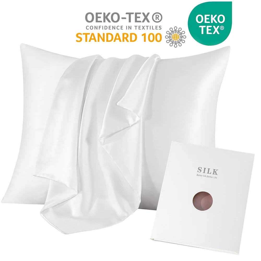 Silk Pillowcase Set - 6A 30MM 100% Tweezijdig Zuivere Echte