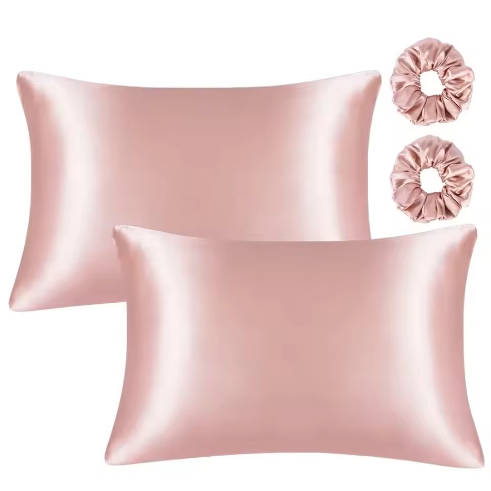 Silk Pillowcase Set - Kuup 1 stks Kussensloop Kussensloop Zijdeachtig