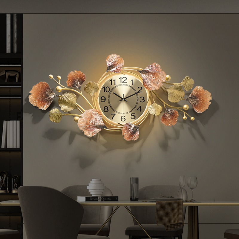 Luxury Lifestyle Aesthetic - Chinese stijl creatief wandhorloge woonkamer luxe