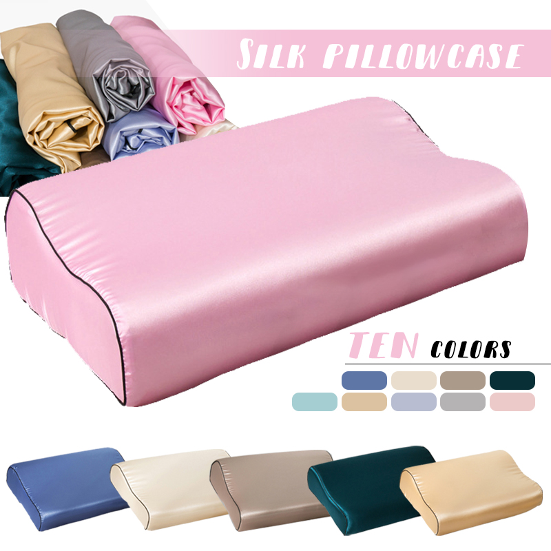 Silk Pillowcase Set - Imitatiezijde satijnen latex kussensloop voor haar