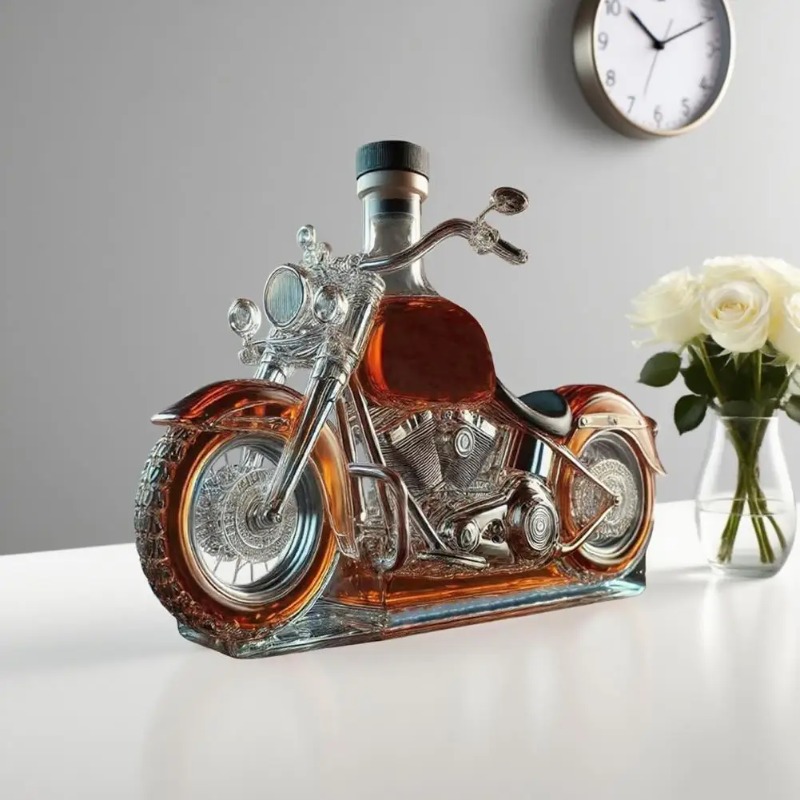 Whiskykaraf in motorfietsstijl - Glass Decanter Whiskey recensie en prijs