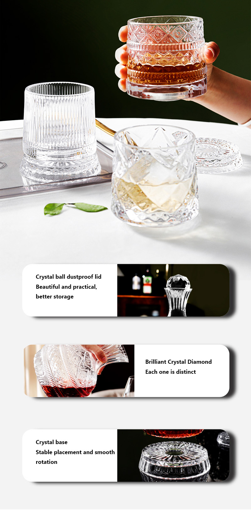 DEOUNY Europese Star Diamond r - Glass Decanter Whiskey recensie en prijs