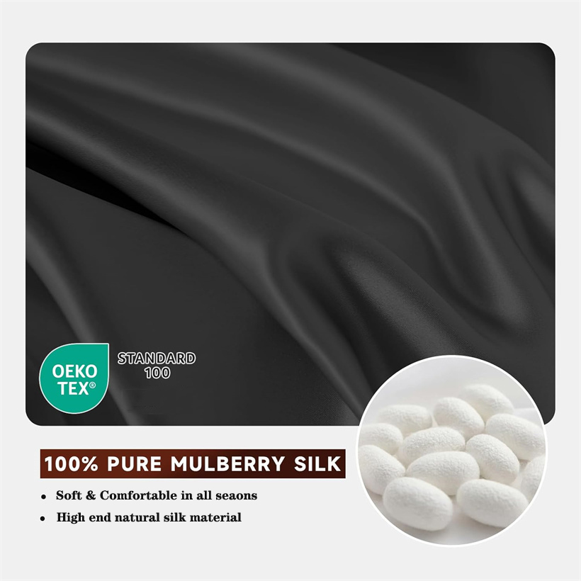 Gladde 3-delige set beddengoed - Silk Pillowcase Set recensie en prijs