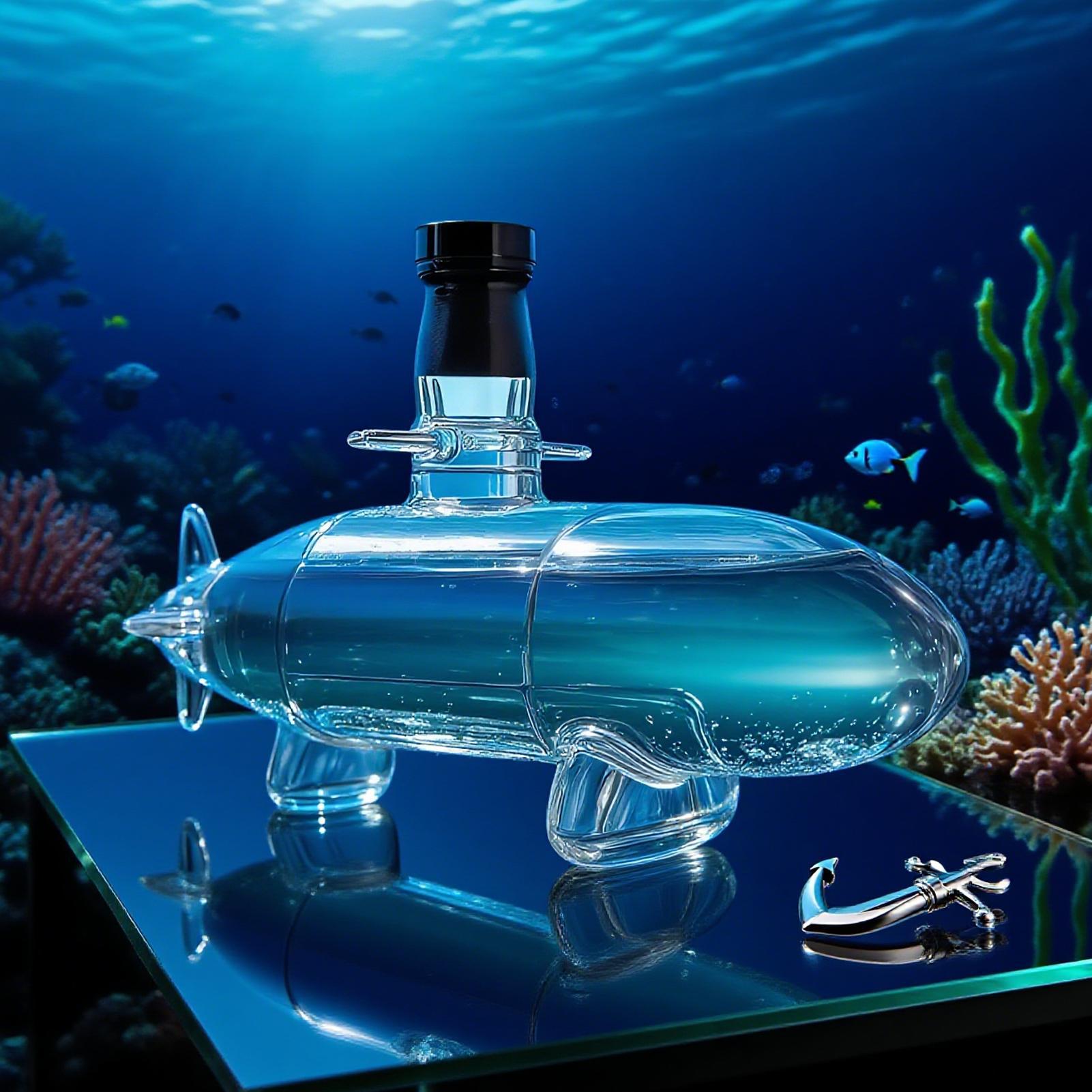 Onderzeeër Whisky Karaf Rode W - Glass Decanter Whiskey recensie en prijs