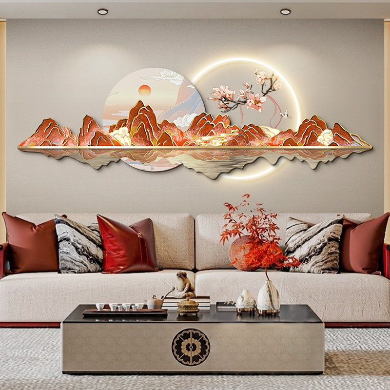 Chinese stijl led klok muur lu - Luxury Lifestyle Fashion recensie en prijs