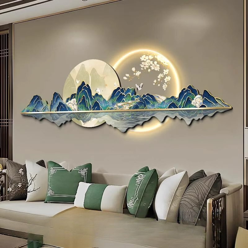 Chinese stijl led klok muur lu - Luxury Lifestyle Fashion recensie en prijs