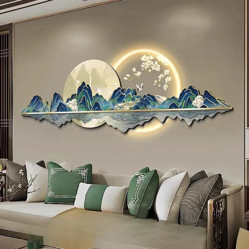 Chinese stijl led-klokmuur lux - Luxury Lifestyle Fashion recensie en prijs