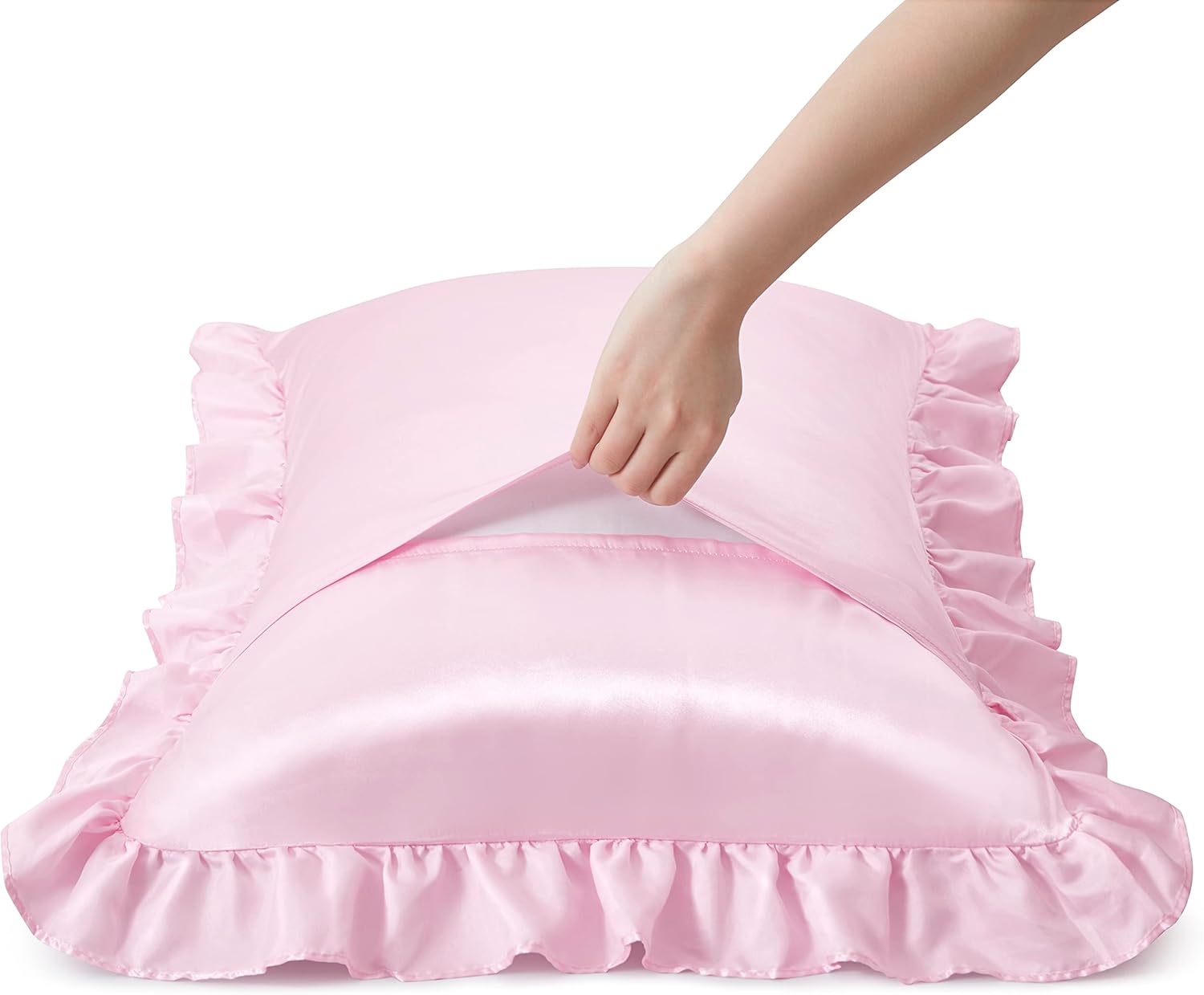 2 stuks satijnen kussenslopen  - Silk Pillowcase Set recensie en prijs