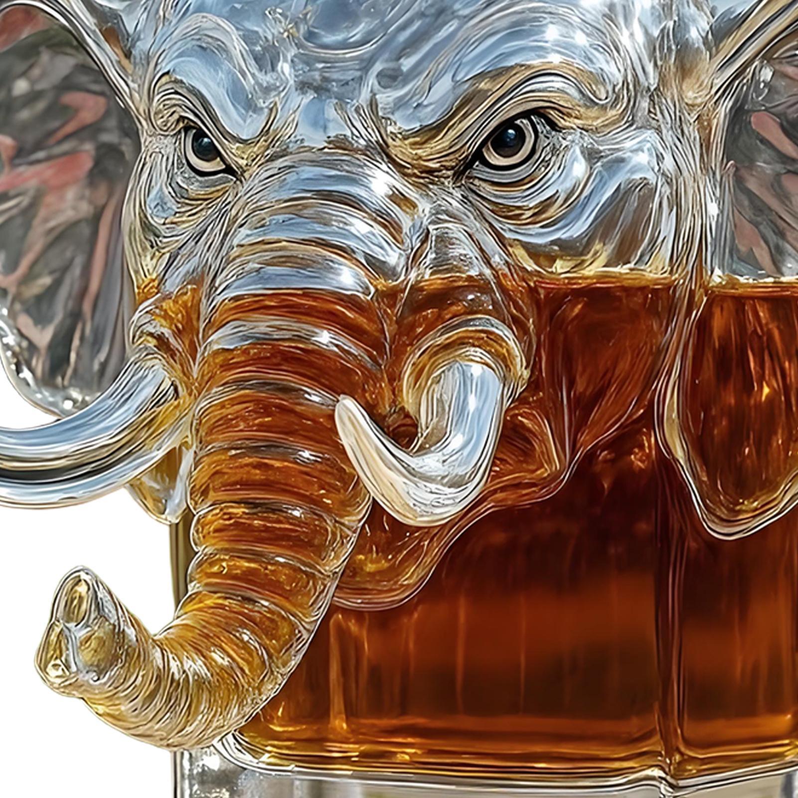 Unieke olifantenwhiskykaraf, g - Glass Decanter Whiskey recensie en prijs