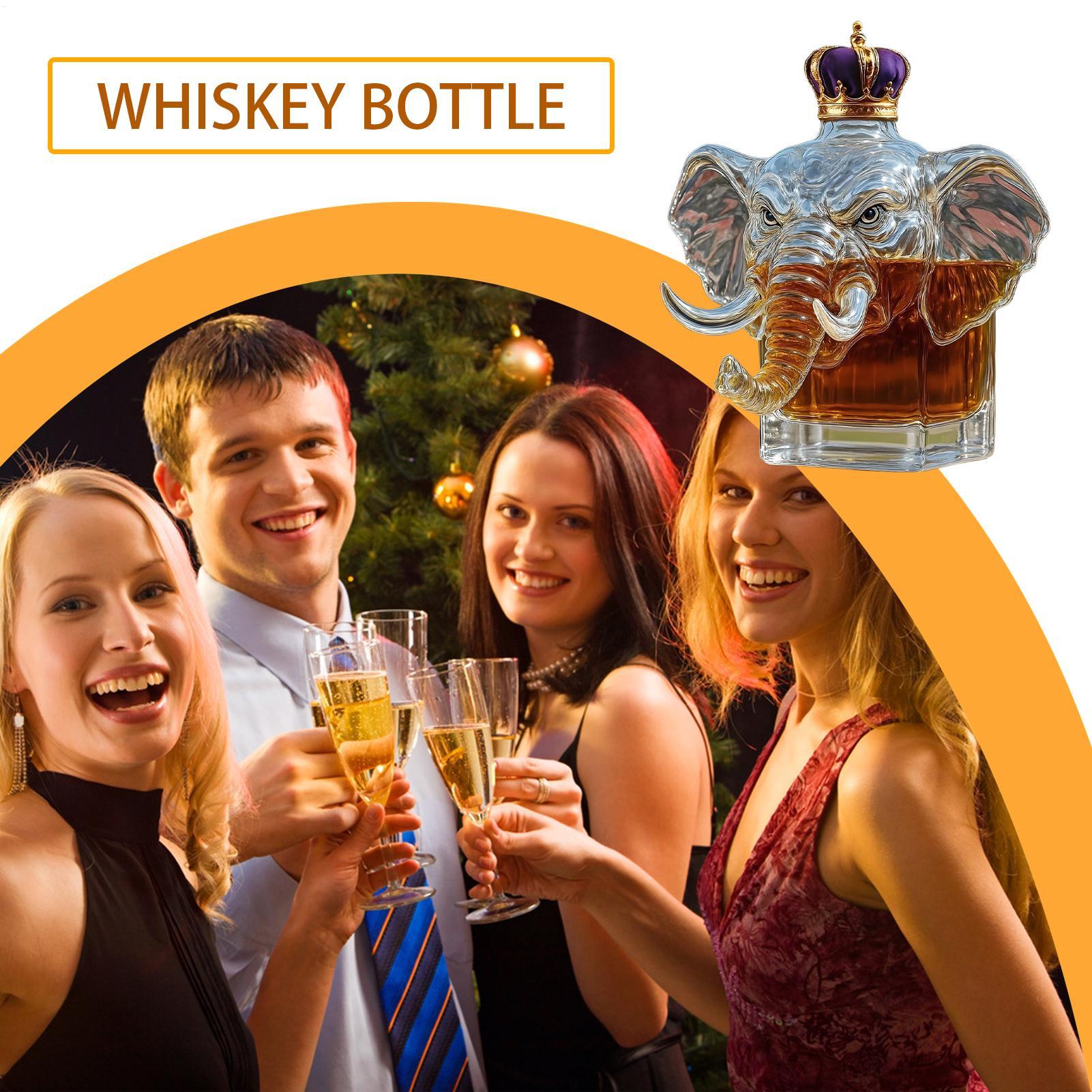 Unieke olifantenwhiskykaraf, g - Glass Decanter Whiskey recensie en prijs